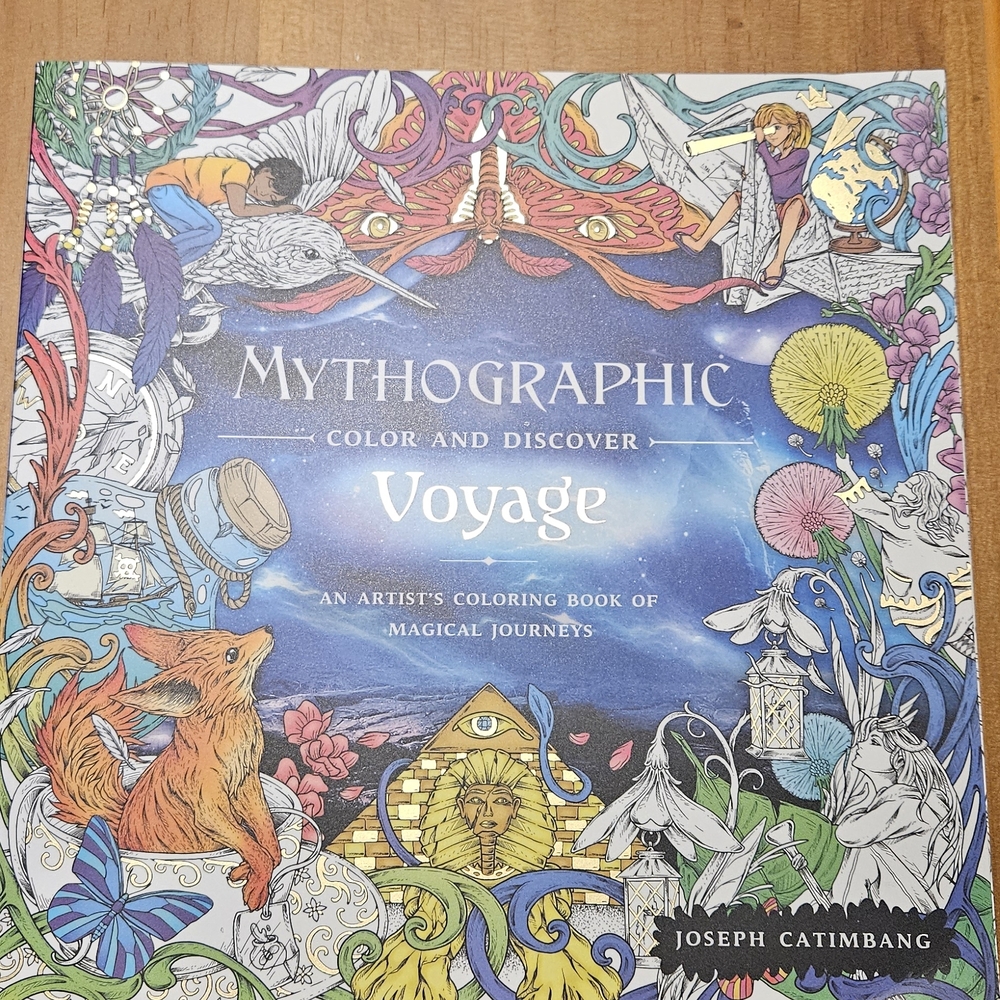 Mythographic "Voyage" Detailed COLORING BOOK